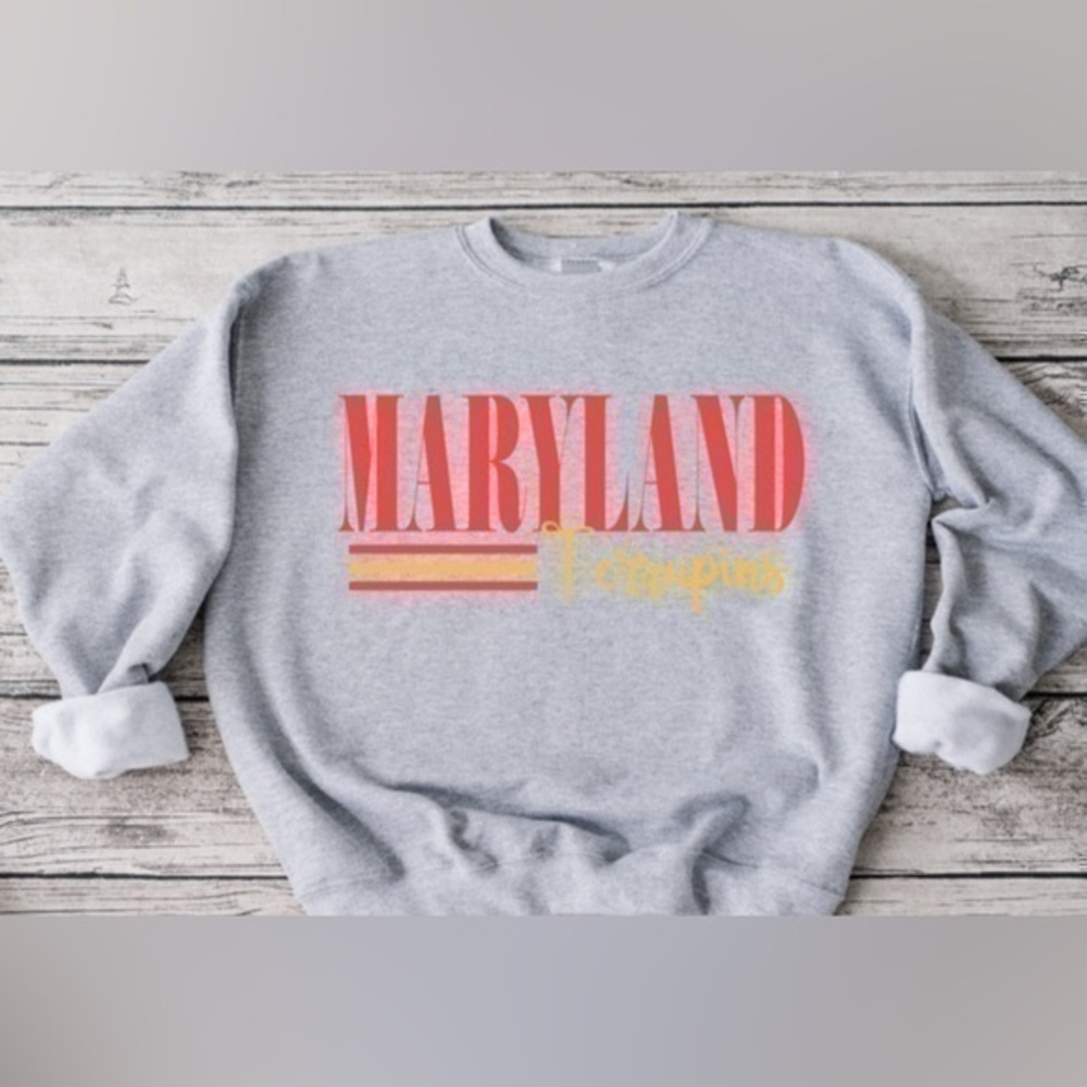 Maryland Striped Crewneck